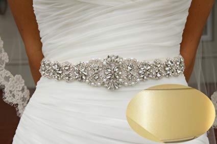 QueenDream Ivory Bridal Pearl Sash Wedding Belt Bridal Belt Sash Belt Crystal Rhinestone Belt Wedding Dress Sash ridesmaid Dress Sash