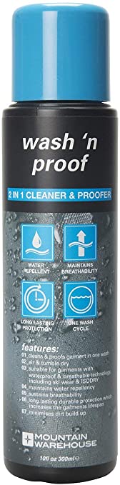 Mountain Warehouse Wash N Proof 300ml -Breathable Repeller Spray