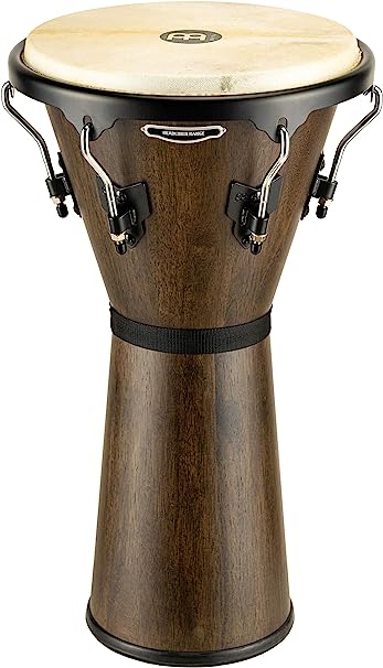 ARENA Djembe Hand Drum Circle Instrument, Hardwood Headliner Series — NOT Made in China — Easy Tune Goat Skin Head, 2-Year Warranty (HDJ500VWB-M)