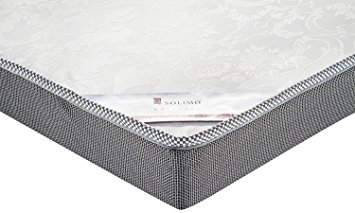 Solimo 5-inch King Dual Comfort Foam Mattress (White, 78x72x5 Inches)