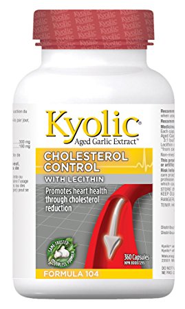Kyolic formula 104 cholesterol control, 360 capsules