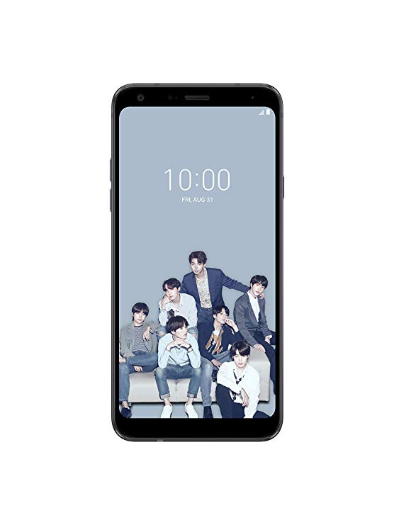 LG Electronics LG Q7  Limited Edition BTS Factory Unlocked Smartphone - Black (U.S. Warranty)