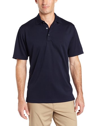 PGA TOUR Men's Golf Air Flux Short-Sleeve Solid Polo Shirt