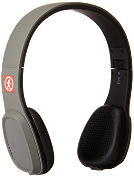 Wireless Headphones – Outdoor Tech Los Cabos Wireless Headphones – Gray – Built-in Microphone – External and Tactile Controls – Rugged Design – Sweatproof (Certified Refurbished)