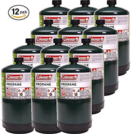 Coleman 332831 Propane 16.4oz Cyl 12-Count
