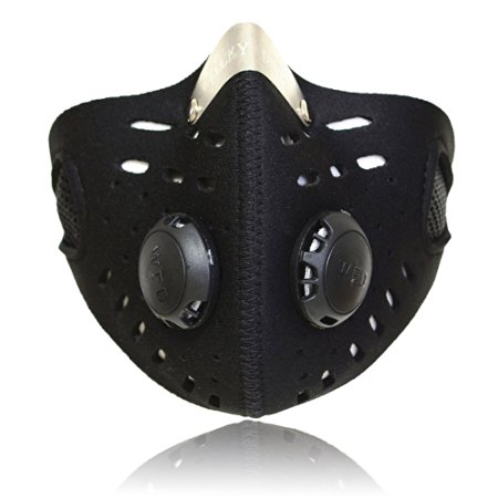 Qiorange Outdoor Sports Mask Filter Air Pollutant for Bicycle Riding Traveling Open-air Activities Protective Universal