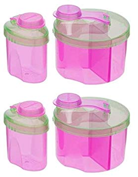 Munchkin Powdered Formula Dispenser Combo Pack, Colors May Vary - 2 Sets