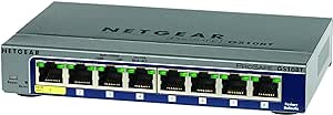 NETGEAR GS108Tv2 8-Port Gigabit Smart Managed Pro Switch, ProSAFE Lifetime Protection