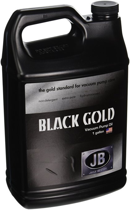 JB Industries DVO-24 Bottle of Black Gold Vacuum Pump Oil, 1 gallon