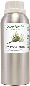 GreenHealth - Australia Tea Tree Oil – 8 fl oz (237 ml) Aluminum Bottle w/Plug Cap – 100% Pure Essential Oil – GreenHealth