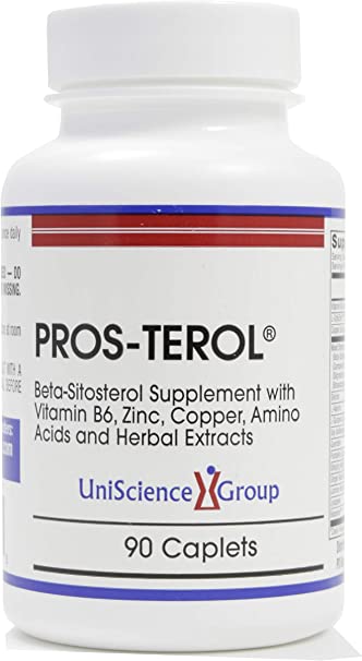 Pros-TEROL, Prostate Relief with Beta-Sitosterol, 90 Caplets by UniScience Group, Inc.