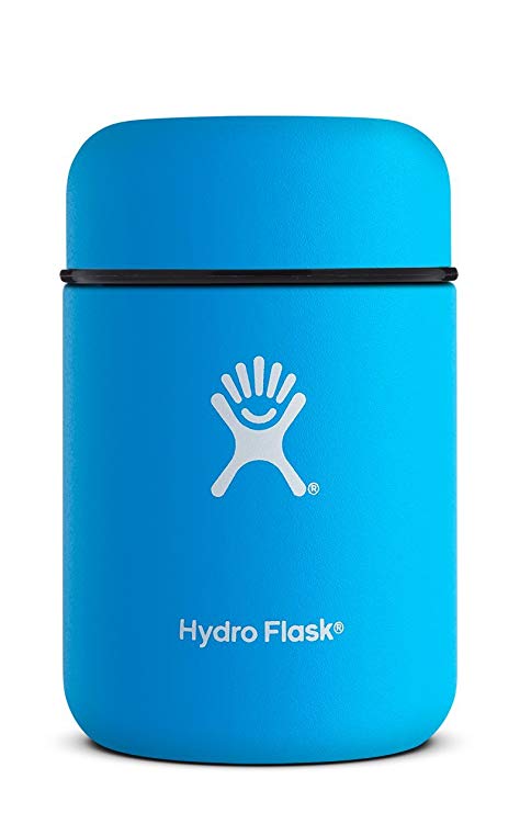 Hydro Flask 12 oz Food Flask Thermos Jar - Stainless Steel & Vacuum Insulated - Leak Proof Cap - Pacific