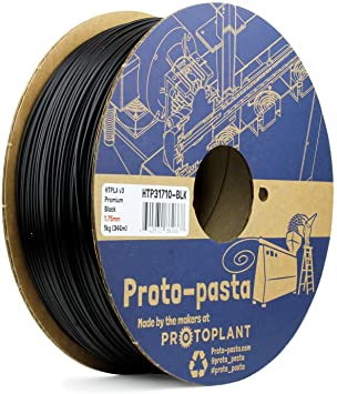 Proto-pasta Proto-Pasta HTP31710-BLK Opaque Black HTPLA, 1.75mm 1kg