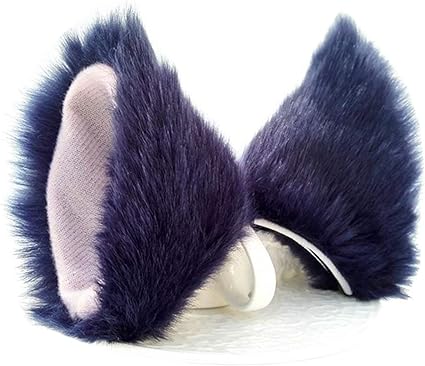 Sheicon Cat Ears Furry Neko Ears Headband Hair Clip Hairband Headwear Anime Cosplay For Halloween Cosplay Party
