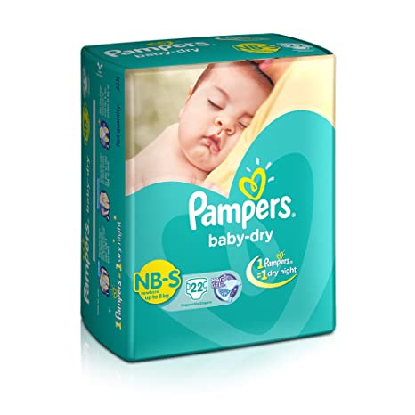 Pampers Taped Diapers, Small (SM), 22 count