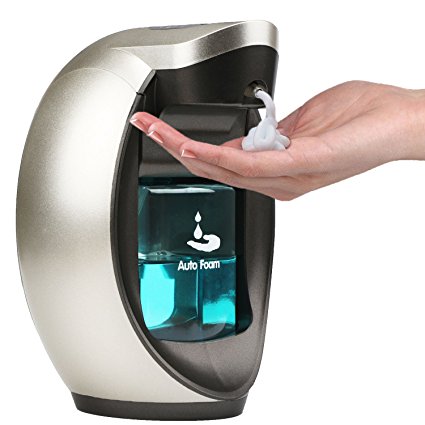 Automatic Foaming Soap Dispensers –Segarty Handsfree Touchless Hand Sanitizer Soap Pump Dispensers with Wall-Mounted Design – 2 Modes Adjustable & 480ML Capacity for Kitchen Bathroom Countertop