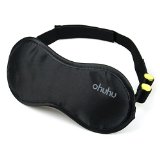 Ohuhu Sleep Mask with Ear Plugs and Carry Pouch - Lightweight and Block Light Completely - Excellent Sleeping Mask for Travel Shift Work and Meditation