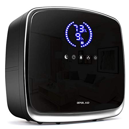 OPOLAR Quietest Digital Humidifier for Room and Bedroom, 3L/0.8 Gallon, Ultrasonic Cool Mist Humidifier with Timer, Preset Humidity, Filter Free, 3 humidification speed, 360 Degree Nozzle, Sleep Mode,