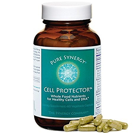 Pure Synergy Cell Protector Whole Food Nutrients for Healthy Cells and DNA 60 Vegetable Capsules by The Synergy Company