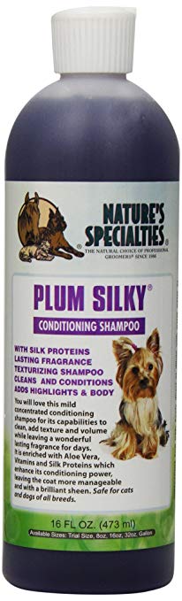 Nature's Specialties Plum Silky Pet Shampoo, 16-Ounce