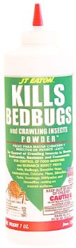 JT Eaton 203 Bedbug and Crawling Insect Powder with Diatomaceous Earth 7-Ounce bottle