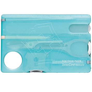 Victorinox Unisex Swiss Card Nail Care Tool Kit, Blue, Small