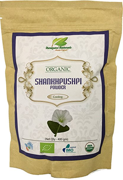 Organic Shankpushpi Powder 400gms - 100% USDA Certified