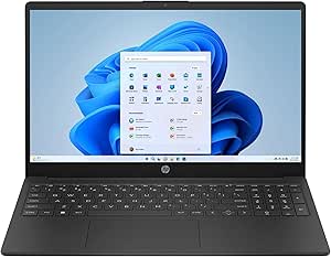 HP 15-fd000 15.6" WXGA HD (1366x768) Laptop 2024 New | Intel N200 4-Core | Intel UHD Graphics | Wi-Fi 6 | 16GB DDR4 128GB SSD | Win11 Home