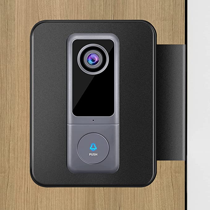 Anti-Theft Video Doorbell Mount, No-Drill Ring Camera Doorbell Bracket Doorbell Holder Accessories for Dorm Apartment