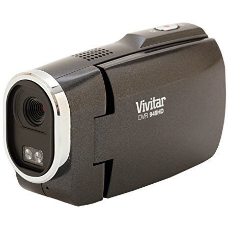 Vivitar DVR949-BLACK 12.1MP Full HD Digital Camcorder Video Camera with 2.7-Inch LCD Screen (Black) (Discontinued by Manufacturer)