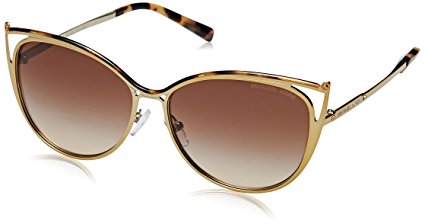 Michael Kors MK1020 116313 Tokyo Tortoise/Gold-Tone Ina Cats Eyes Sunglasses Le