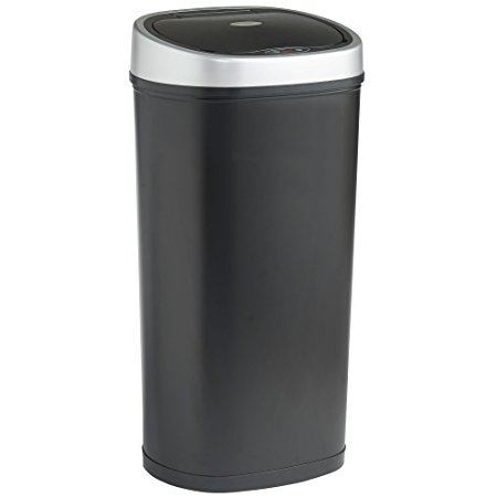 VonHaus 50L Automatic Hands-Free Motion Sensor Bin - Black - FREE 2 Year Warranty