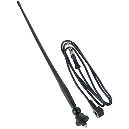 BOSS AUDIO MRANT12 Rubber Ducky Type Marine Antenna, (Black)