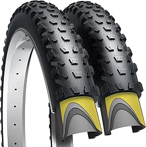 Fincci Pneu VTT 29 x 2.60 Pouces 68-622 ETRTO Pneus de Vélo Pliant avec Protection en Nylon, 60 TPI pour Montagne, Downhill XC/Enduro