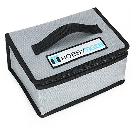 HOBBYTIGER Fire Resistant Bag LiPo Battery Safe Charging Storage Sack Fireproof Explosionproof Guard (New Ver.)