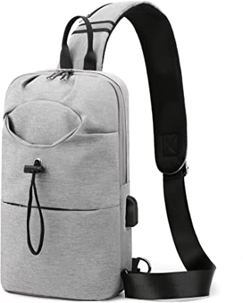 ADORENCE Anti-Thief Sling Bag - Slim, Lightweight & Water Resistant CrossBody Shoulder Bag/Chest Bag