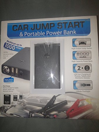 Winplus Car Jump Start & Portable Power Bank - Small Size Lots of Power!