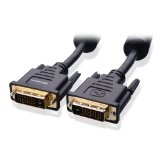 Cable Matters Gold Plated DVI-D Dual Link Cable with Ferrites 6 Feet