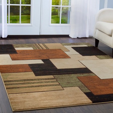 Home Dynamix Tribeca Collection Geometric Area Rug for Modern Home Decor
