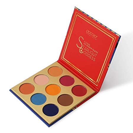 Starlight Goddess Eyeshadow Palette Docolor 9Color Eye Shadow Matte Highly Pigmented Makeup Palette