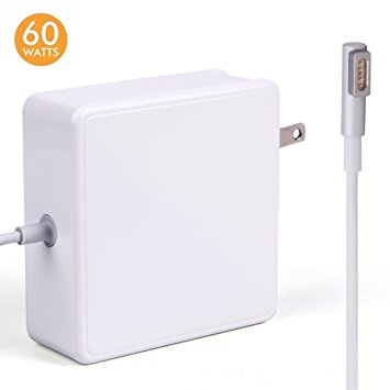 Macbook Pro Charger,Ac60w L-Tip Power Adapter Replacement Charger for Apple Macbook Pro 13.3