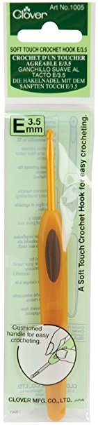 Clover Soft Touch 3.5-mm Crochet Hooks, Size E