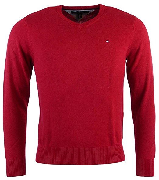 Tommy Hilfiger Men's V-Neck Long Sleeve Pacific Pullover Sweater