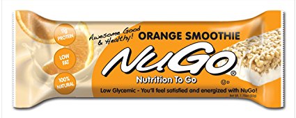 NuGo All-Natural Nutrition Bar, Orange Smoothie, 1.76-Ounce Bars (Pack of 15)
