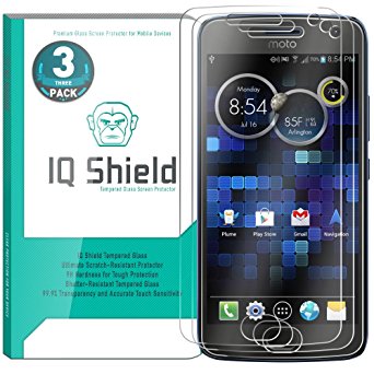 Motorola Moto G5 Plus Screen Protector (3-Pack), IQ Shield Tempered Ballistic Glass Screen Protector for Motorola Moto G5 Plus 99.9% Transparent HD and Shatter-Proof Shield