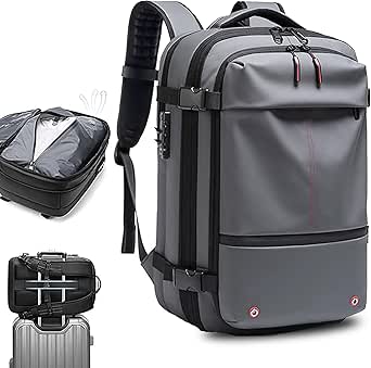 Vacpack Backpack, Anti Theft Vacpack Travel Vacuum Backpack, 60L Expandable Backpack, Water Resistant