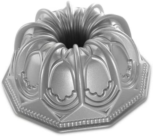 Nordic Ware Vaulted Cathedral Bundt Pan, Metallic