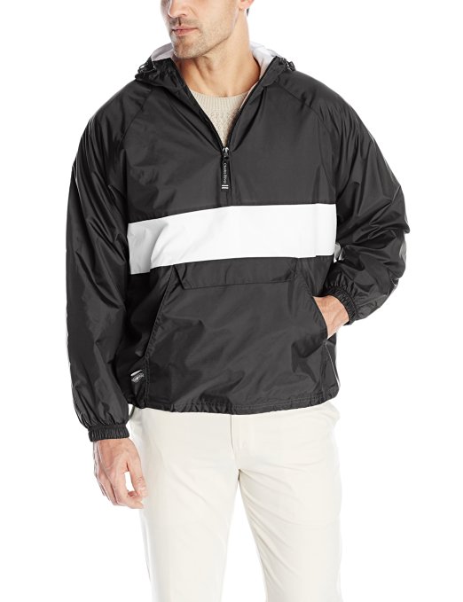 Charles River Apparel Men's Classic Striped Pullover Jacket