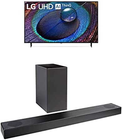 LG 50-Inch Class UR9000 Series Alexa Built-in 4K Smart TV (3840 x 2160),HDMI 60Hz Refresh Rate, AI-Powered 4K S75Q 3.1.2ch Sound bar with Dolby Atmos DTS:X, Synergy TV, 4K Pass Thru Dolby Vision