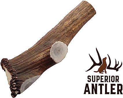 Jumbo Elk Antler Split for Dogs –XXL G Natural Premium Grade A. Antler Chew. Naturally Shed, Hand-Picked, and Made in The USA. NO Odor, NO Mess. GUARENTEED SATISIFACTION. for Dogs 70-90  Lbs.